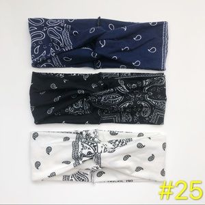 Cross Headbands 3pcs